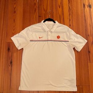 Nike Clemson Tigers Dri-FIT Polo Stretch Golf Shirt - Team Issue - Men's L